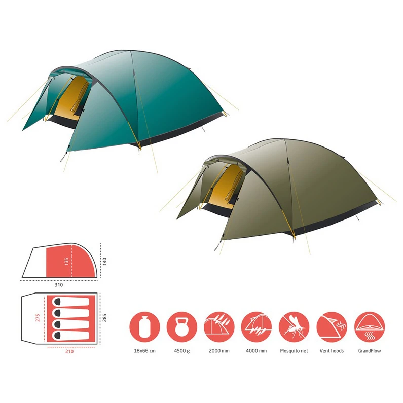 Grand Canyon Topeka 4 Tent 5 Grand Canyon Topeka 4 Tent - Afbeelding 5