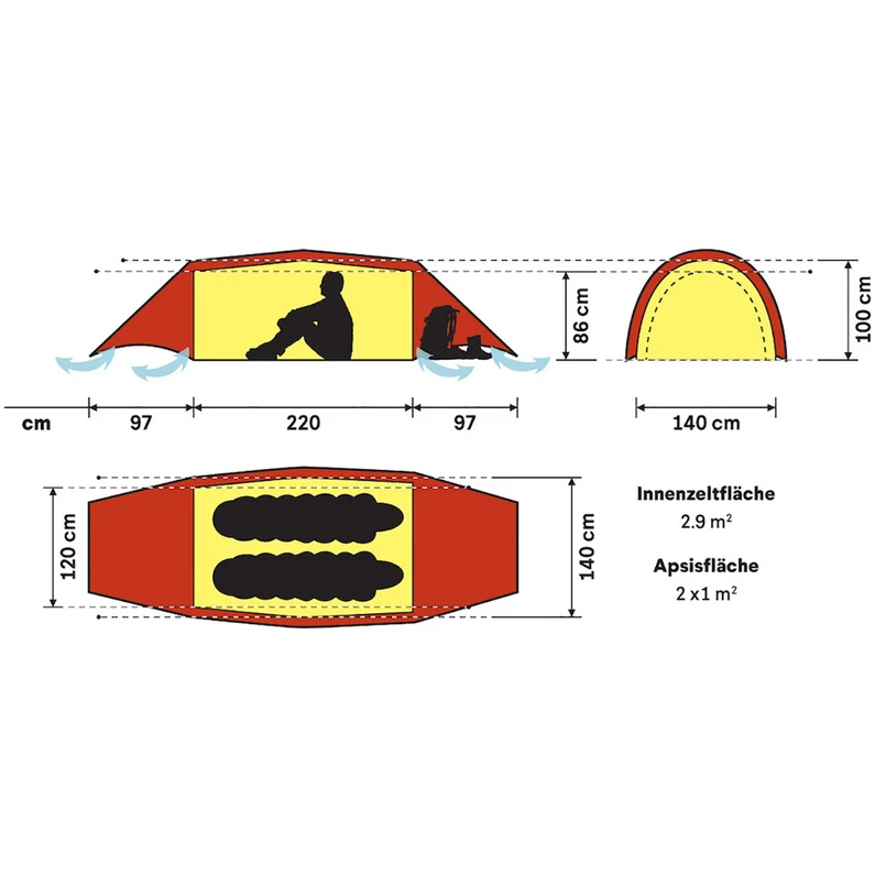 Hilleberg Helags 2 Tent 2 Hilleberg Helags 2 Tent - Afbeelding 2