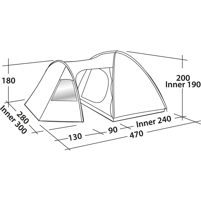 Easy Camp Eclipse 500 Tent 2 Easy Camp Eclipse 500 Tent - Afbeelding 2