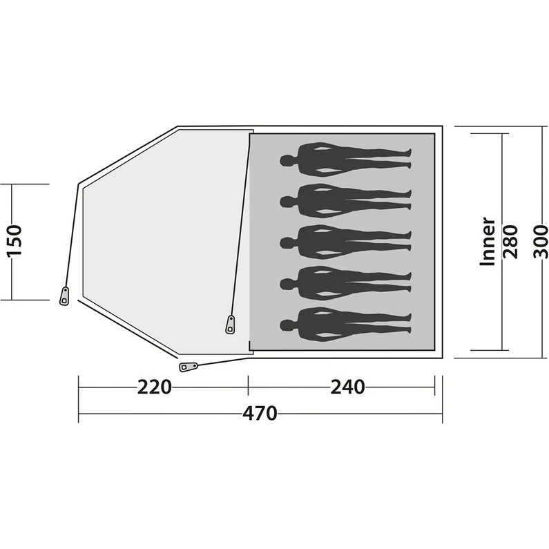 Easy Camp Eclipse 500 Tent 3 Easy Camp Eclipse 500 Tent - Afbeelding 3