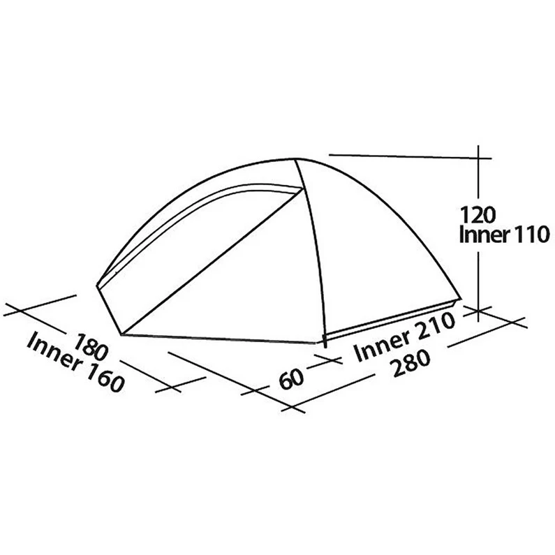Easy Camp Meteor 300 Tent 2 Easy Camp Meteor 300 Tent - Afbeelding 2