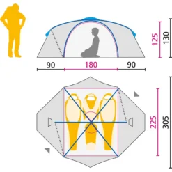 Jack Wolfskin Yellowstone III Vent Tent -Kampeerwinkel iview 5049670 001 pic3