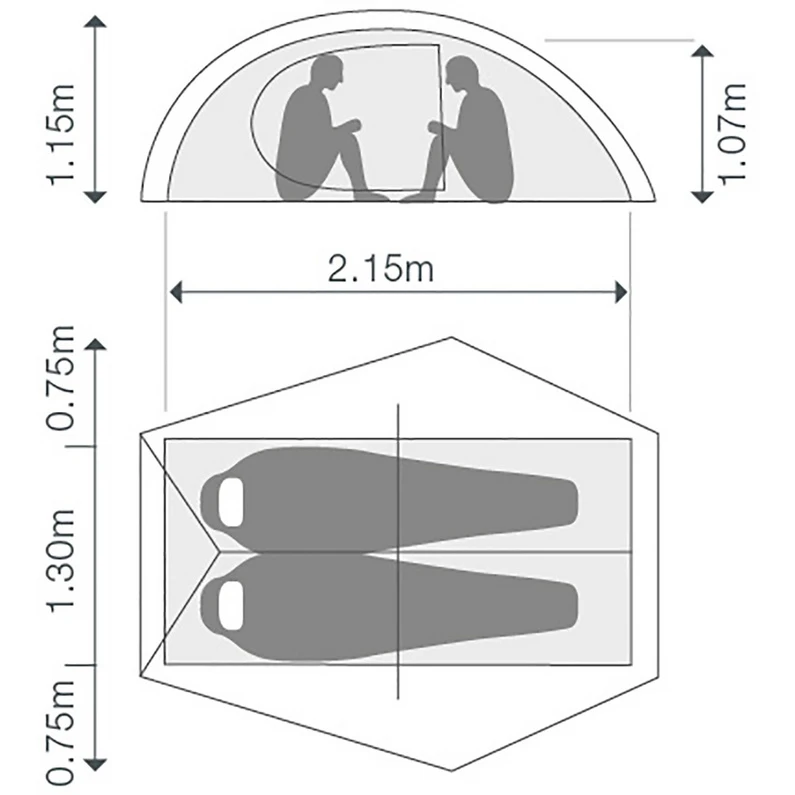 Exped Mira II HL Tent 5 Exped Mira II HL Tent - Afbeelding 5